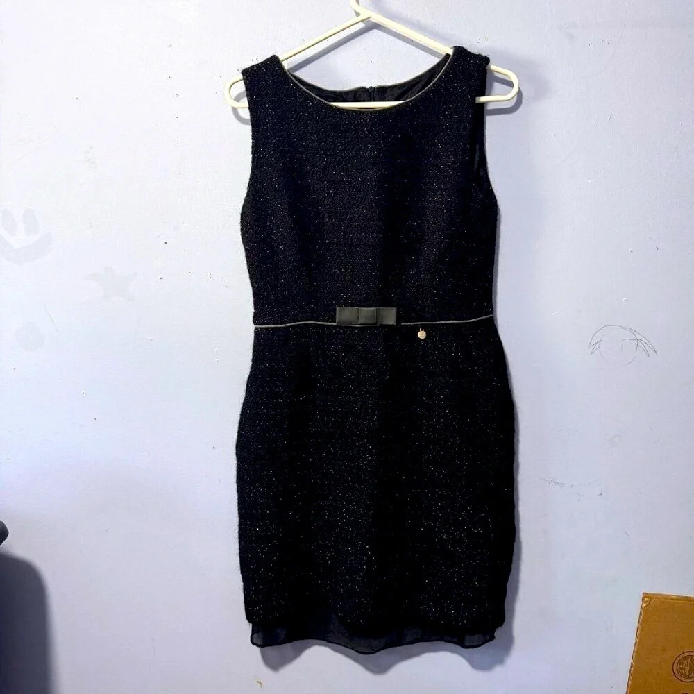 Rinascimento dress size Medium, black cotton wool blend